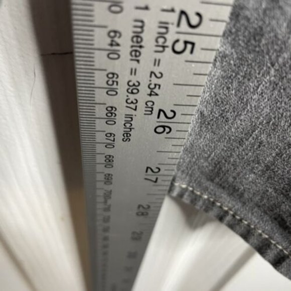 Rag & Bone Skinny Jeans Size 28 Washed Gray Inseam 28.5" Low Rise Y2K - Picture 4 of 10